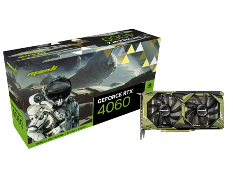 Manli GeForce RTX™ 4060(M2560+N727)
